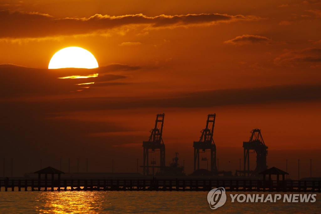 미국 미시시피 걸프포트항 [AP=연합뉴스]