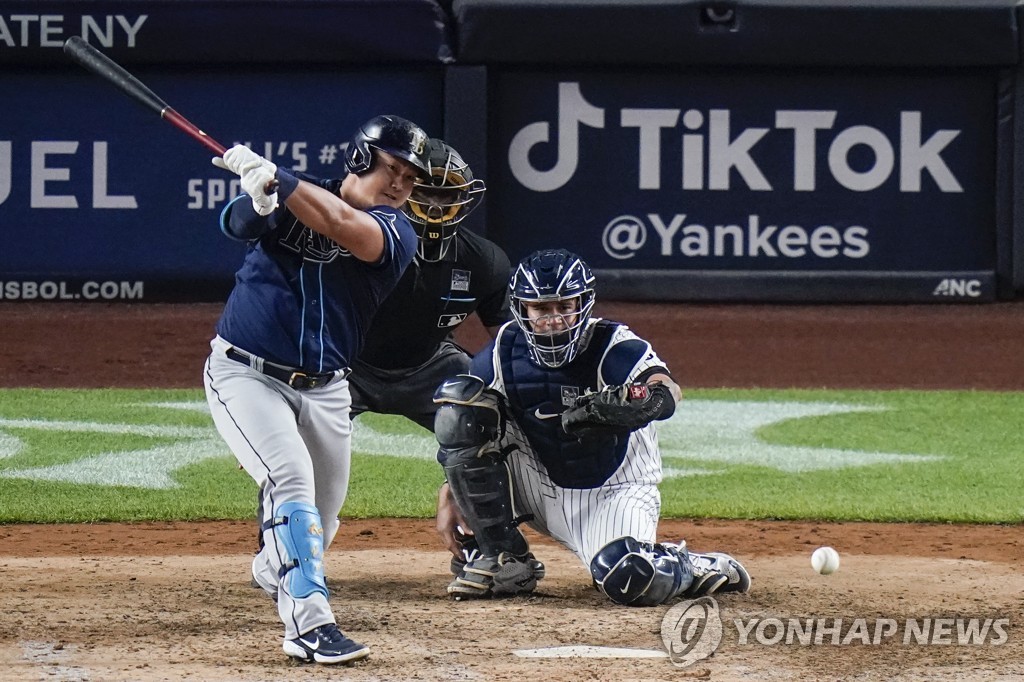 Rays' Ji-Man Choi placed on injured list with left groin strain