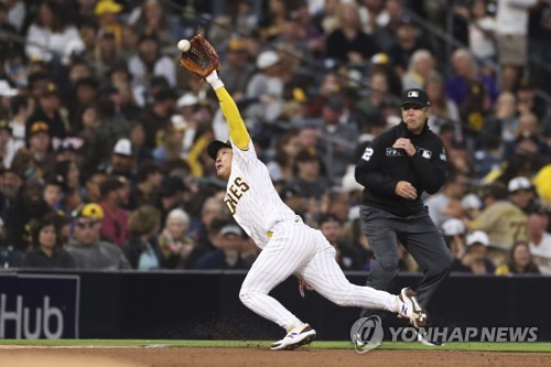 MLB 김하성 3경기 연속 침묵…타율 0.221