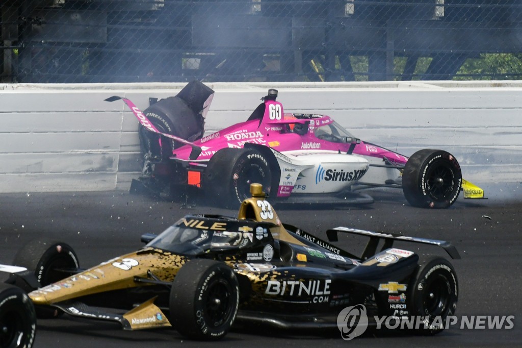 APTOPIX IndyCar Indy 500 Auto Racing
