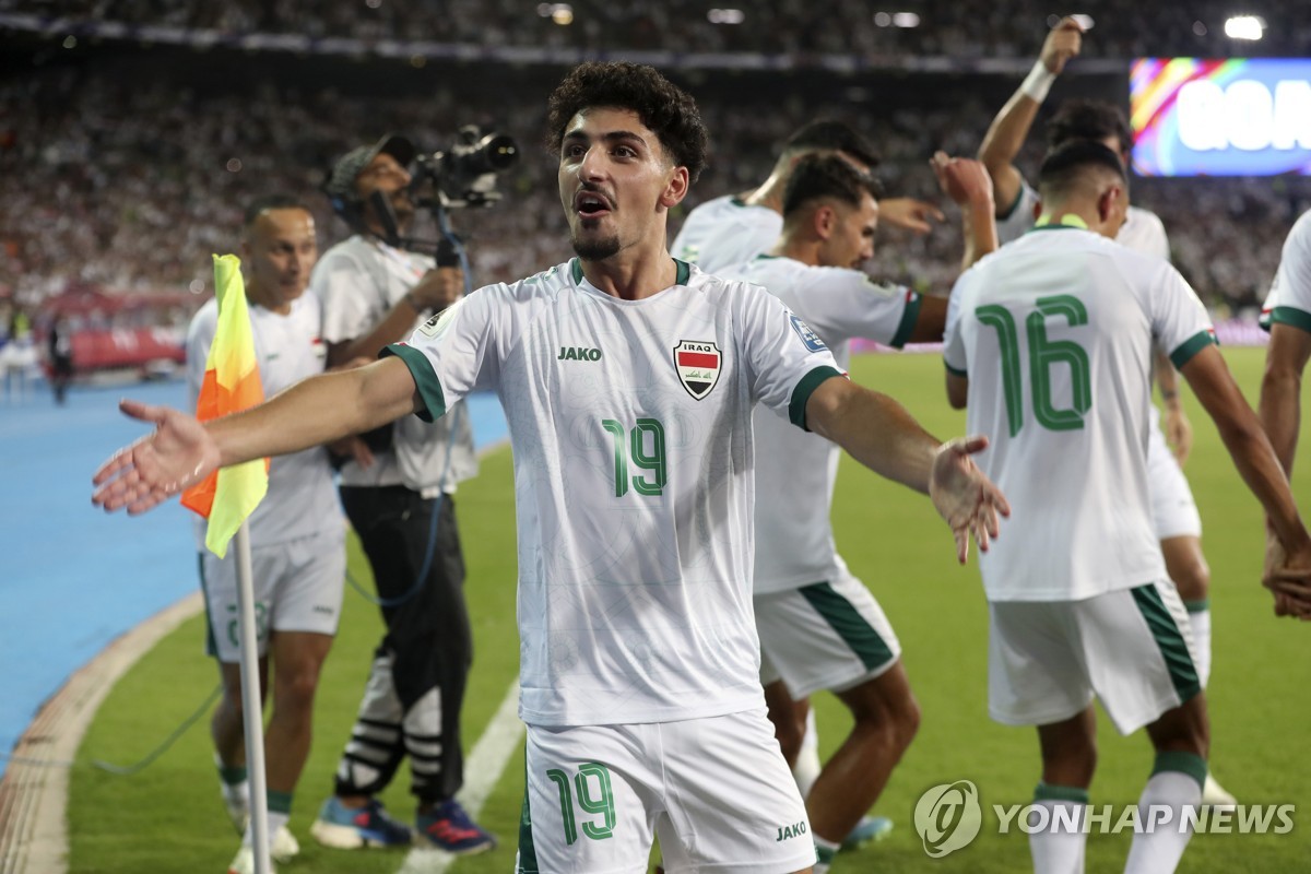 이라크, 월드컵 예선서 오만에 1-0 승리…한국과 승점 3 차이