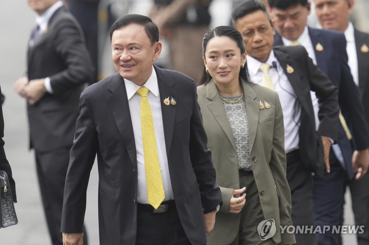탁신 전 태국 총리, 대법원 판결로 교도소 1년 실형