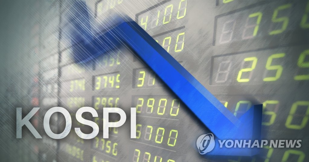 韓国総合株価指数が続落　３月下旬以来の安値
