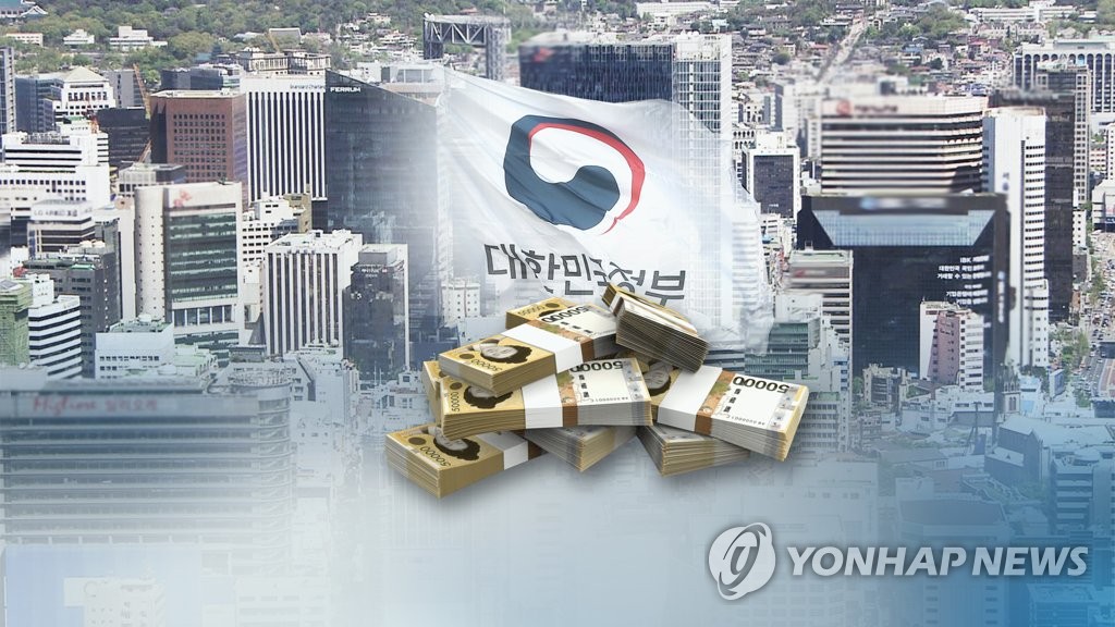 This image, provided by Yonhap News TV, depicts South Korea's fiscal health. (PHOTO NOT FOR SALE) (Yonhap)