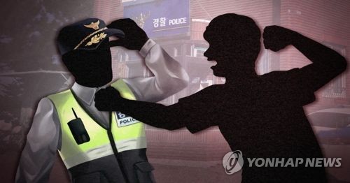 옷 벗고 도로 위 난동…경찰관 폭행한 30대 징역 8개월