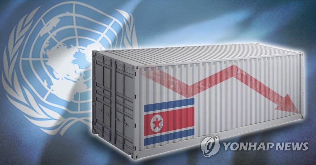 북한 대외규모 무역 감소(PG)