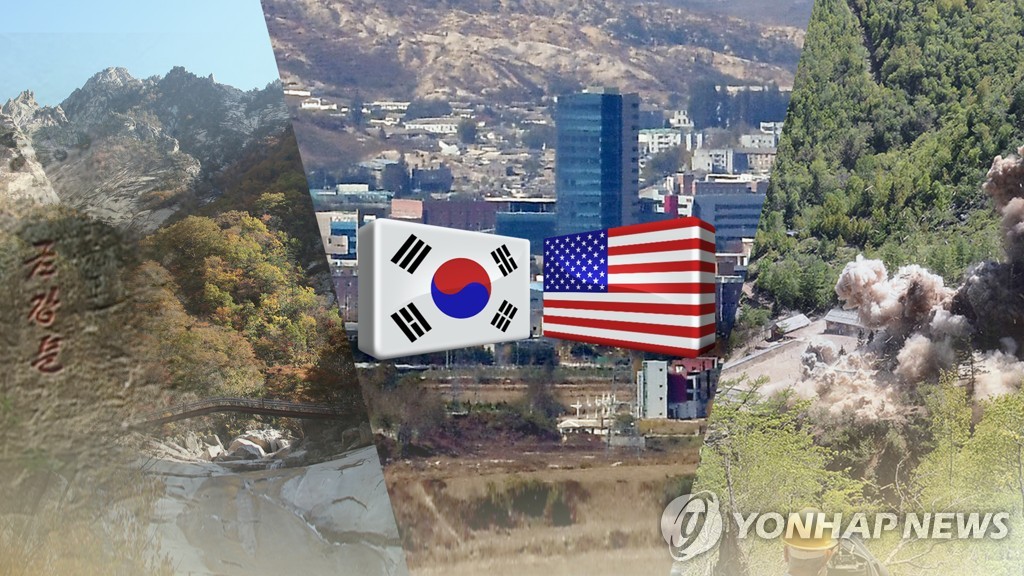 韓米は北朝鮮制裁問題などを調整する作業部会（ワーキンググループ）の会合を開いた（コラージュ）＝（聯合ニュース）