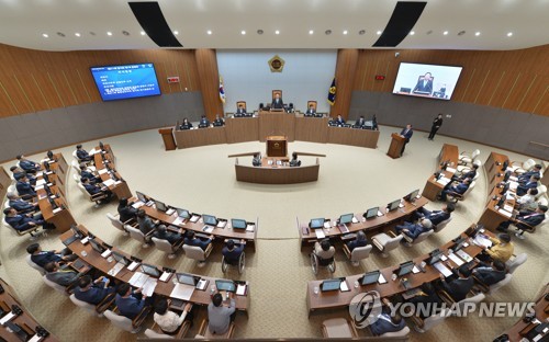 충남도의회 본회의장