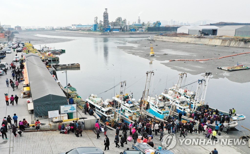 2019년 북성포구 선상 파시