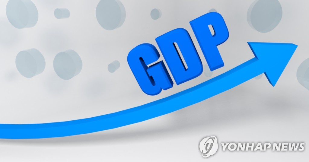ＡＤＢが韓国の今年の経済成長率見通しを３．５％に上方修正した（イラスト）＝（聯合ニュース）