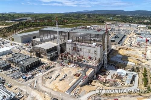 프랑스 카다라쉬 국제핵융합실험로(ITER) 건설 현장