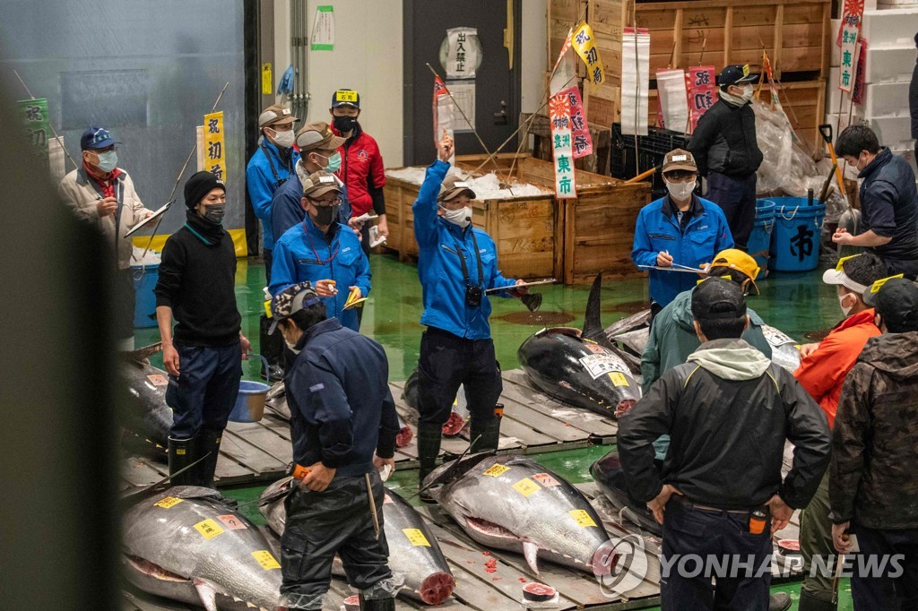 JAPAN-LIFESTYLY-FISHING-AUCTION-TUNA