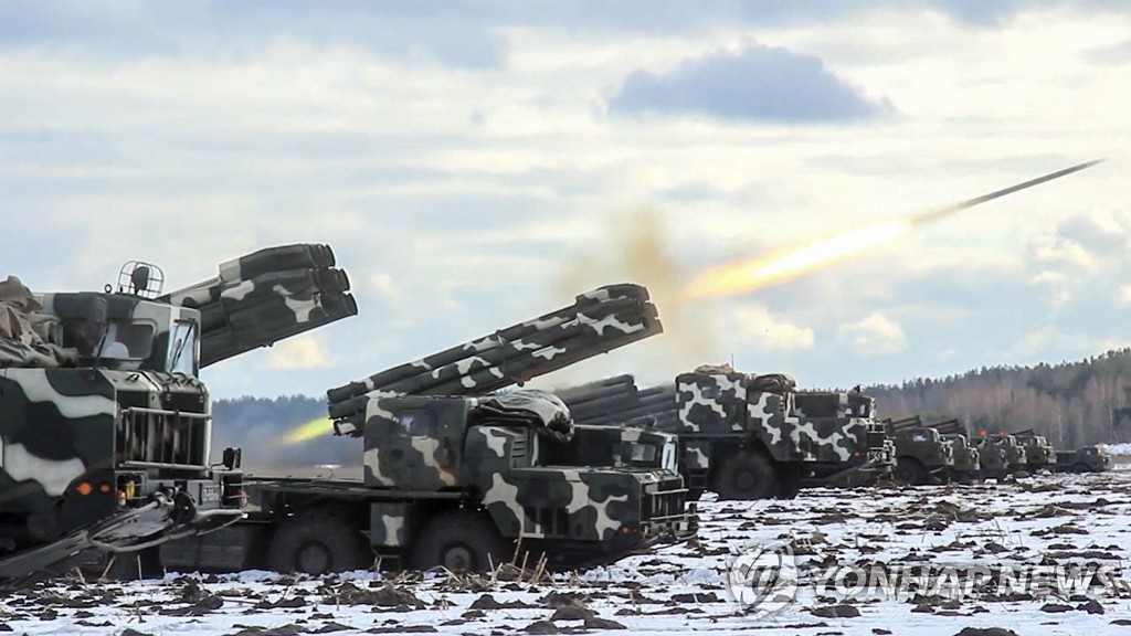 러시아와 벨라루스군의 합동 군사훈련
