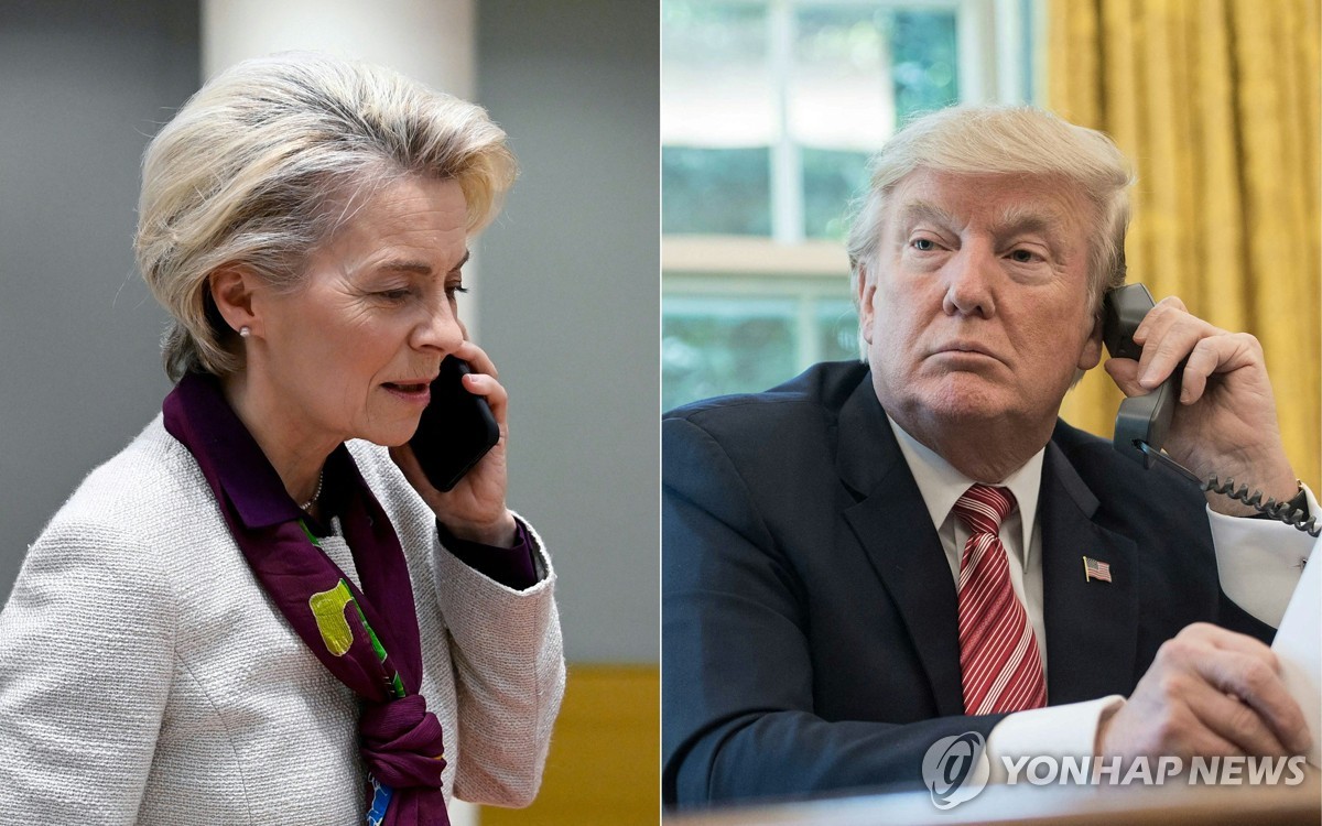 트럼프 관세서한 못받은 EU…"9일까지 원칙적 합의 목…