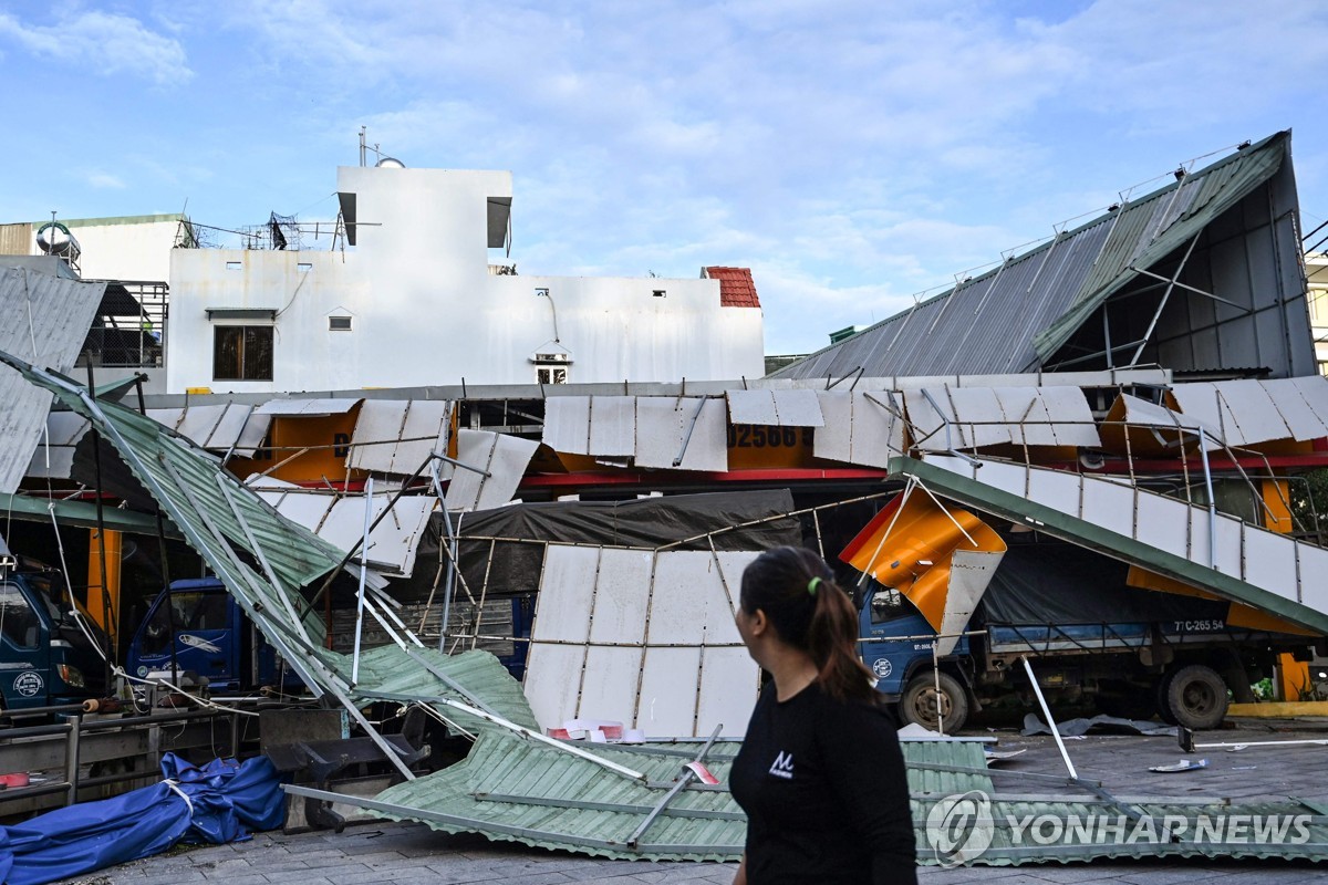 태풍 갈매기, 베트남 상륙
