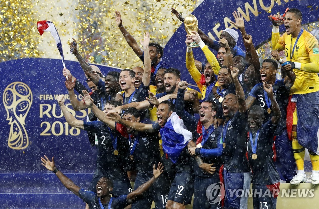 러시아 월드컵 우승팀 프랑스