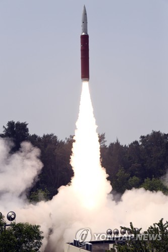 인도 위성요격 미사일 시험
