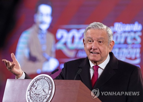 멕시코 대통령, 코로나19 두 번째 확진…"증상 가벼워"