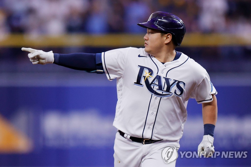 Rays' Choi Ji-man homers in ALDS loss to Red Sox