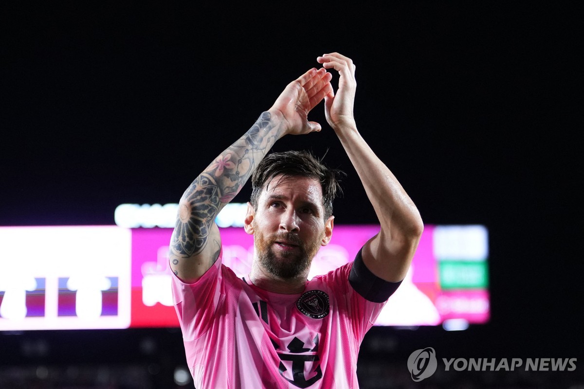 A매치 기간에 MLS 출전한 메시…애틀랜타전 멀티골로 득점 선두