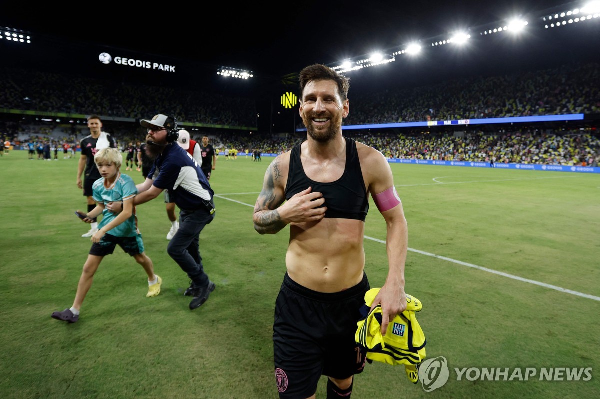 메시, MLS 정규리그 최종전서 해트트릭…29호골 '득점 선두'