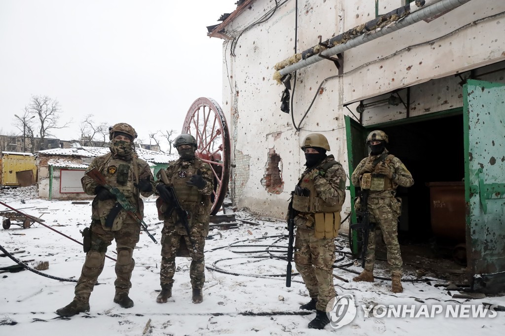 우크라전에 투입된 와그너그룹 용병들