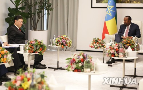 에티오피아 총리, 中외교부장 접견…'티그라이 재건' 협조 당부