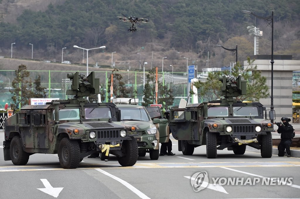 韓米合同軍事演習の一環として行われた対テロ訓練の様子（資料写真）＝（聯合ニュース）