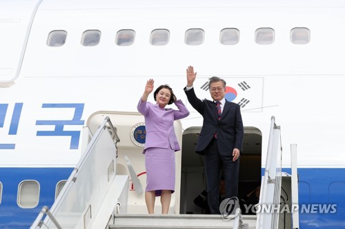 El presidente surcoreano parte hacia Nueva Zelanda