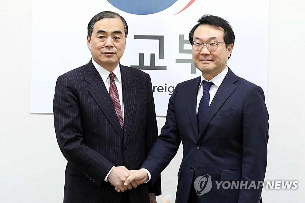 ６カ国協議の韓中代表がソウルで協議　朝鮮半島情勢の好転を評価
