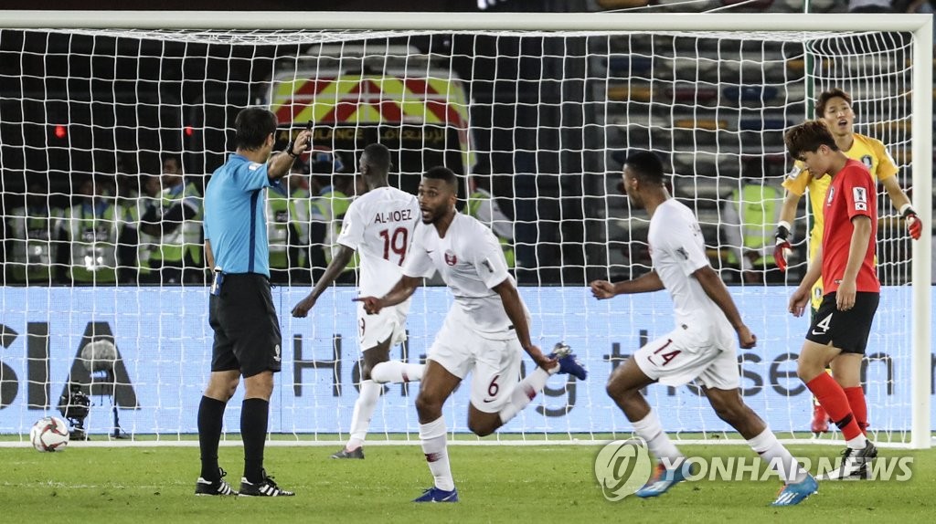 サッカー韓国　４強進出ならず＝アジアカップ