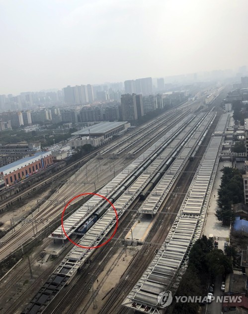 El tren de Kim Jong-un en China