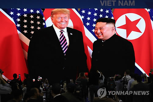 Kim Jong-un y Donald Trump en la segunda cumbre