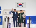 (LEAD) President Moon returns home from Washington meeting with Trump