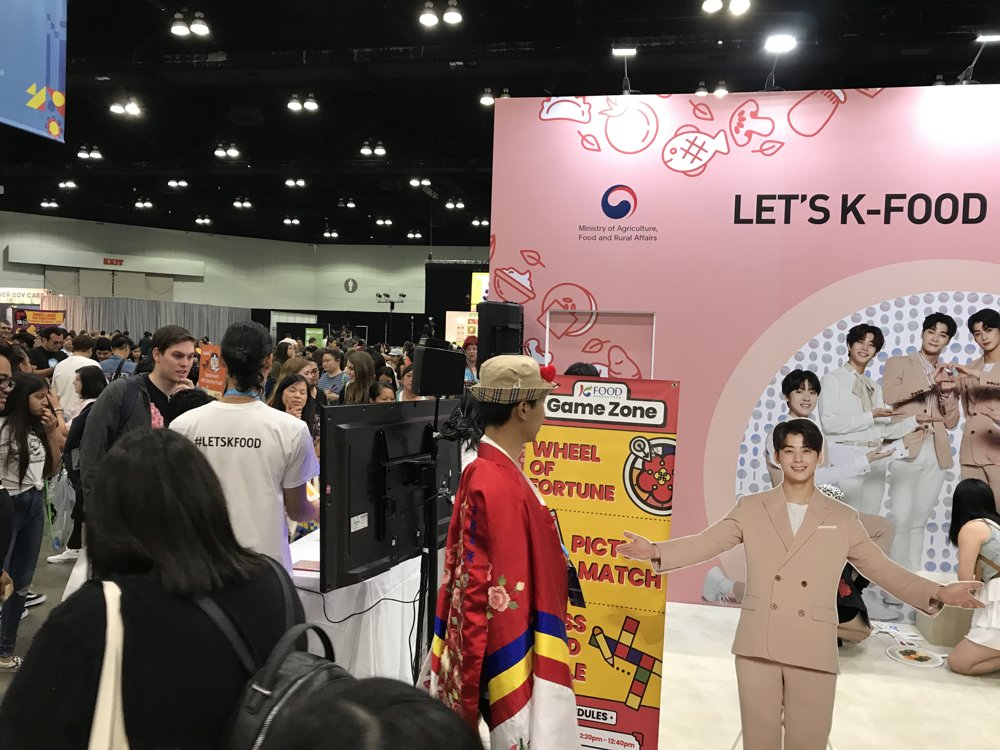 Feria de comida coreana en Los Ángeles AGENCIA DE NOTICIAS YONHAP