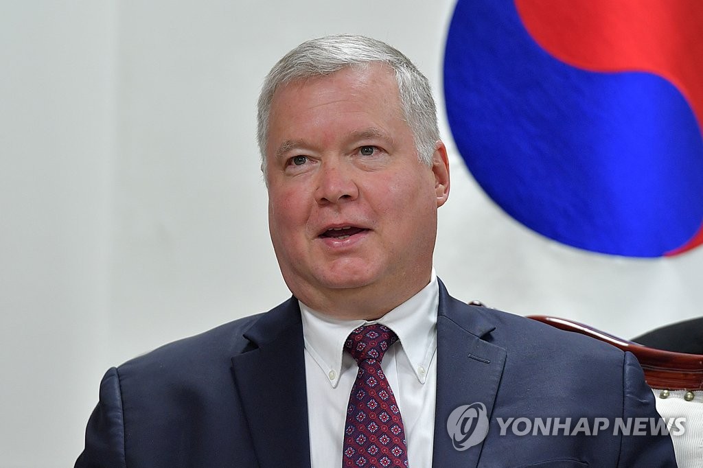 This photo shows U.S. Special Representative for North Korea Stephen Biegun. (Yonhap)