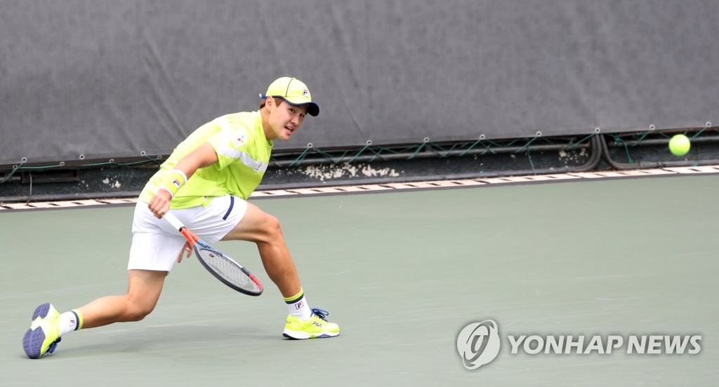 S. Korean Tennis Player Kwon Soon-woo | Yonhap News Agency