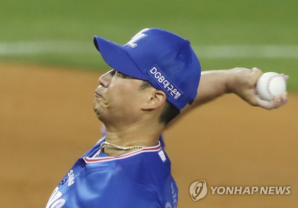 S Korean Pitcher Oh Seung Hwan Yonhap News Agency