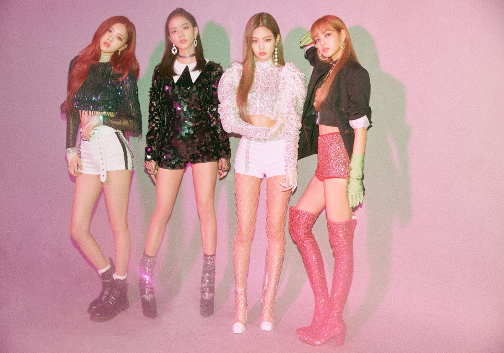 This photo, provided by YG Entertainment, shows South Korean girl group BLACKPINK. (PHOTO NOT FOR SALE) (Yonhap)