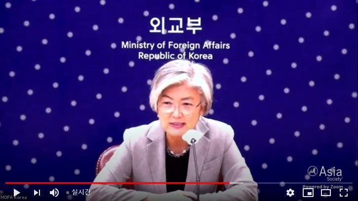 韓国外相　「クアッド」加盟に否定的＝「他国の排除良くない」