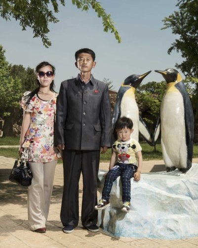 Family at a Pyongyang Zoo