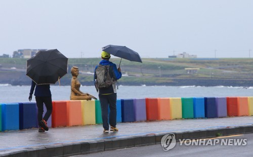 제주 오후까지 비…예상 강수량 19일까지 10∼40㎜