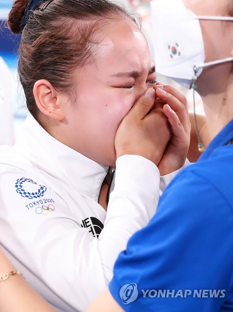 [올림픽] 눈물 흘리는 여서정