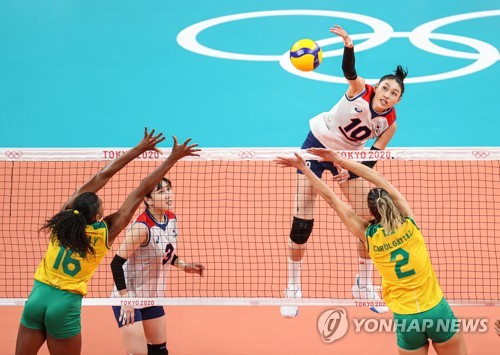 JO de Tokyo-Volley-ball : la Corée du Sud s'incline face au Brésil et participera au match pour la médaille de bronze