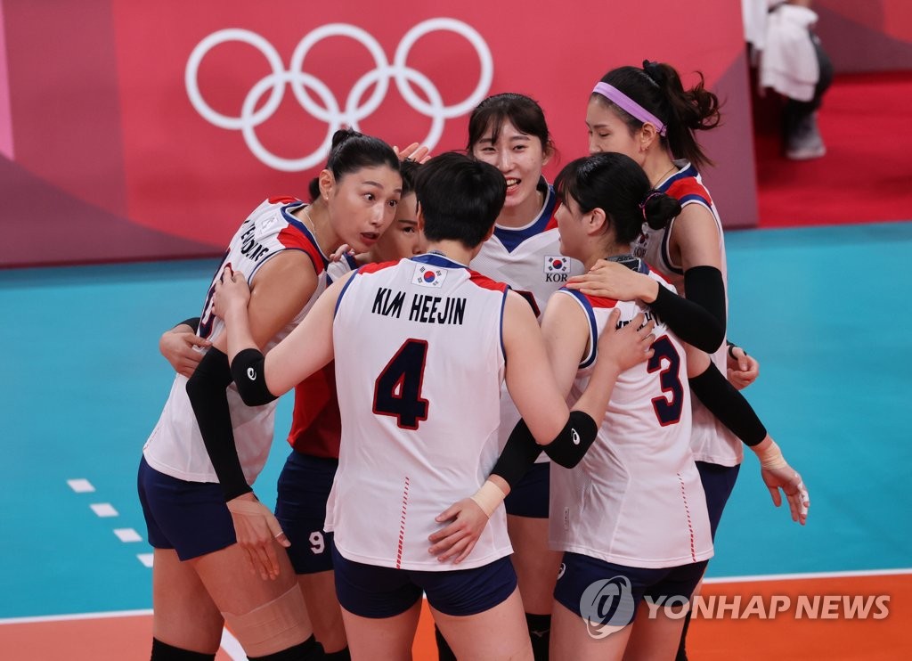 (Olympics) S. Korea loses to Serbia to finish 4th in women's volleyball