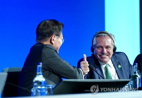 한·아르헨 정상, 수교 60주년 서한교환…"공동협력 지속 희망"