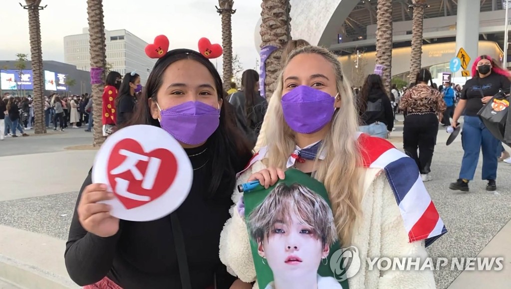 Last day of BTS' live concerts in Los Angeles