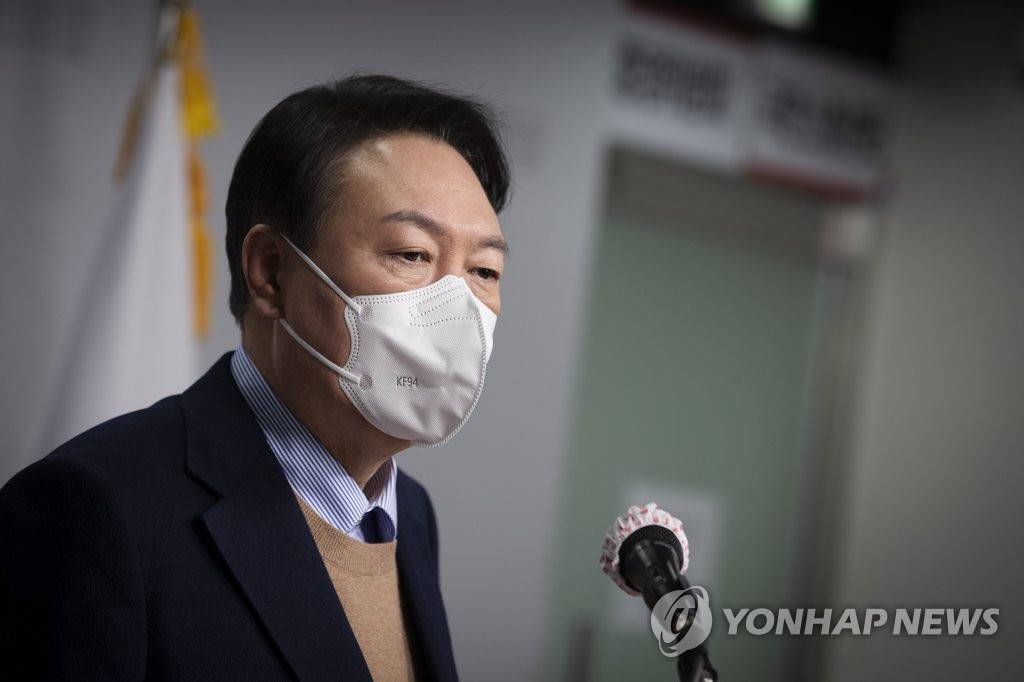 박근혜 전 대통령 특별사면에 대한 입장 밝히는 윤석열 대선 후보