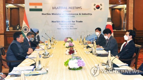 S. Korea, India to resume talks on upgrading trade pact