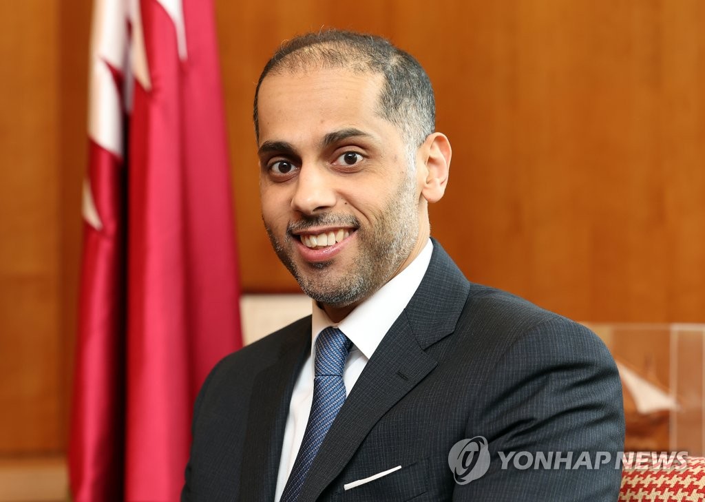 (لقاء يونهاب) السفير القطري لدى سيئول خالد ابراهيم الحمر - 4